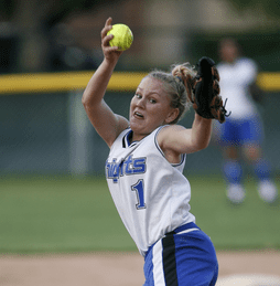 softball pitch compared to a baseball